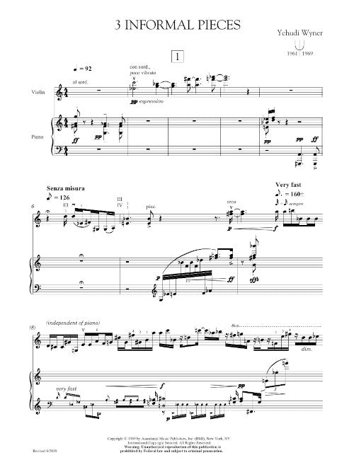 Three Informal Pieces