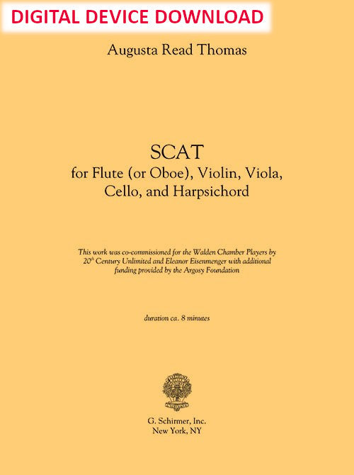 SCAT (original instrumentation) - Digital (Not Printable)