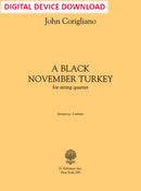 A Black November Turkey - Digital (Not Printable)
