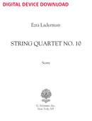 String Quartet No. 10 - Digital (Not Printable)