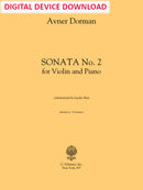 Sonata No. 2 for Violin and Piano - Digital (Not Printable)
