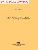 Ten Micro-Waltzes - Digital (Not Printable)