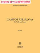 Cantos for Slava (for viola and piano) - Digital (Not Printable)