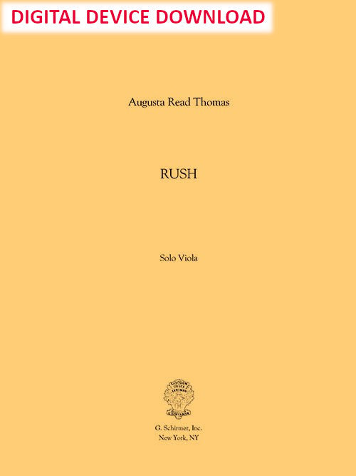 Rush (for viola) - Digital