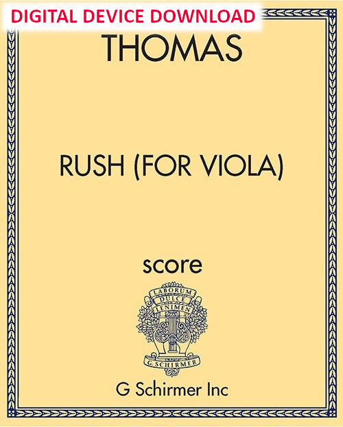 Rush (for viola) - Digital (Not Printable)