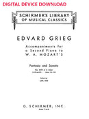 Accompaniments for a Second Piano to Mozart's Fantasia and Sonata (K. 475 and 457) - Digital (Not Printable)