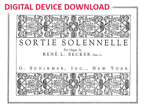 Sortie Solennelle, Op. 70 - Digital (Not Printable)