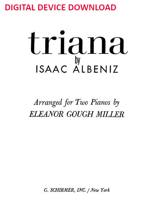 Triana - Digital (Not Printable)