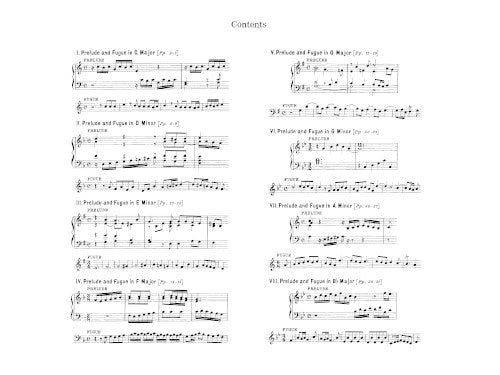 Eight Little Preludes and Fugues (BWV 553-560, edited for organ by Charles-Marie Widor)