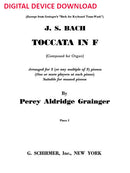 Toccata in F, BWV 540 - Digital (Not Printable)
