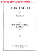Suite No. 3 for Organ - Digital (Not Printable)