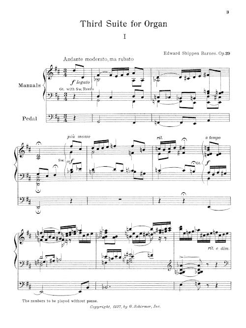 Suite No. 3 for Organ