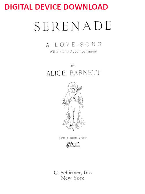 Serenade - Digital (Not Printable)