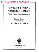 29 Cornet Solos - Digital (Not Printable)