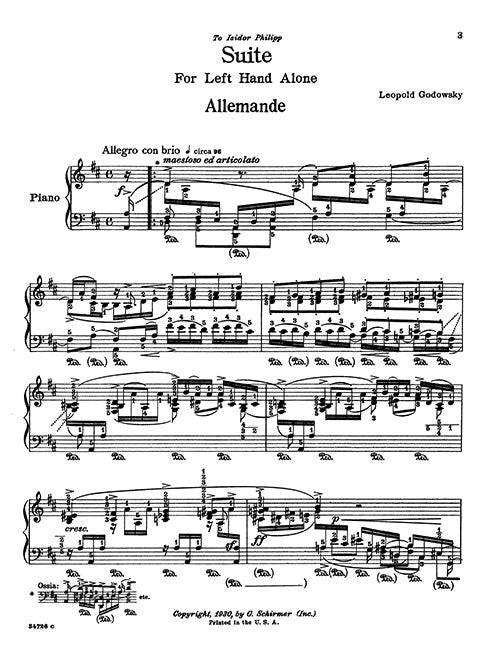 Suite for Left Hand Alone - Digital (Not Printable)