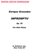 Impromptu, Op. 39 - Digital (Not Printable)