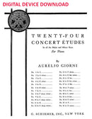 24 Concert Etudes (in all major and minor keys) - Digital (Not Printable)