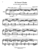 24 Concert Etudes (in all major and minor keys) - Digital (Not Printable)