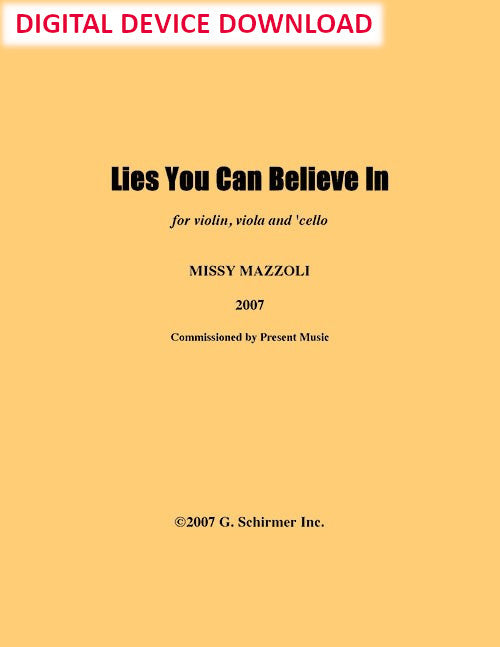 Lies You Can Believe In - Digital (Not Printable)