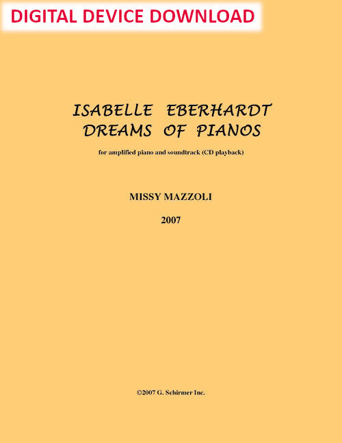 Isabelle Eberhardt Dreams of Pianos - Digital (Not Printable)