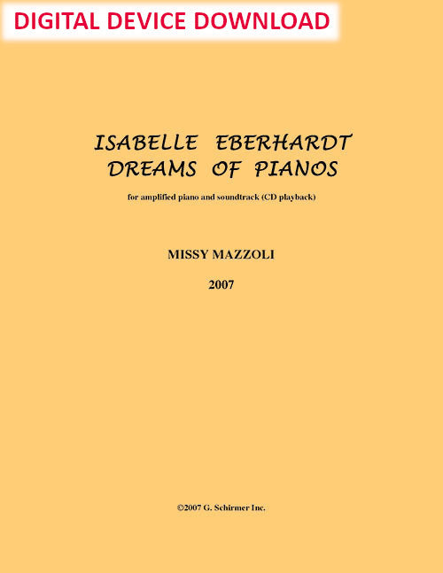 Isabelle Eberhardt Dreams of Pianos - Digital