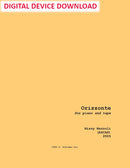 Orizzonte - Digital (Not Printable)