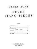 Seven Piano Pieces - Digital (Not Printable)
