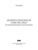 Quando Cosas Malas Caen del Cielo - Digital (Not Printable)