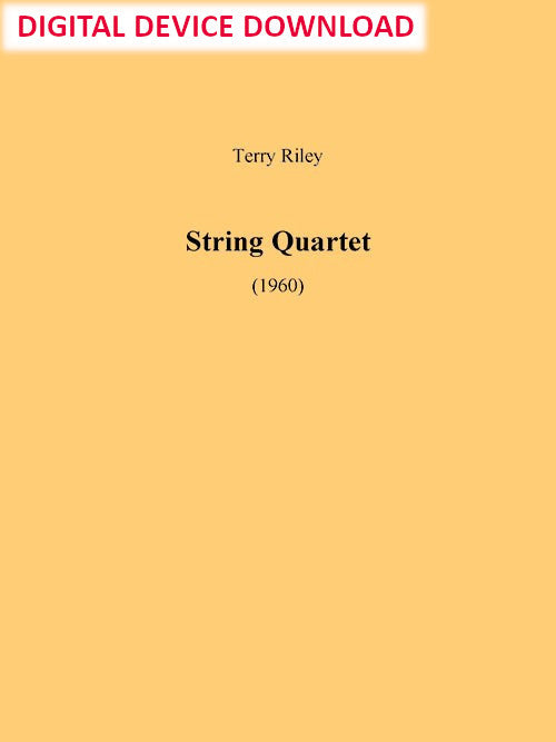 String Quartet - Digital (Not Printable)