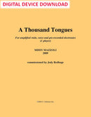 A Thousand Tongues (viola version) - Digital (Not Printable)