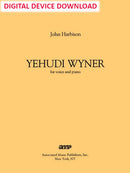 Yehudi Wyner - Digital (Not Printable)