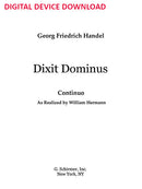 Dixit Dominus - Digital (Not Printable)