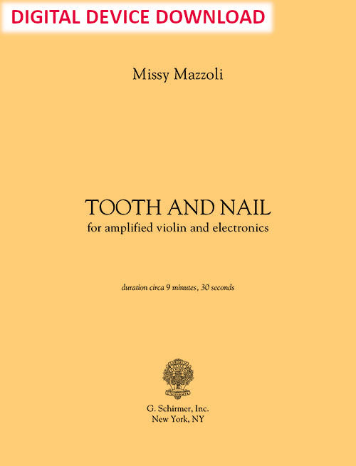 Tooth and Nail (violin version) - Digital (Not Printable)