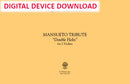 Mansueto Tribute, "double helix" (for violins) - Digital (Not Printable)