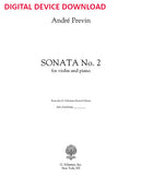 Sonata No. 2 for Violin and Piano - Digital (Not Printable)