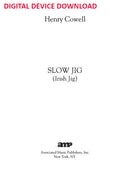 Slow Jig, (Irish Jig) for solo piano - Digital (Not Printable)