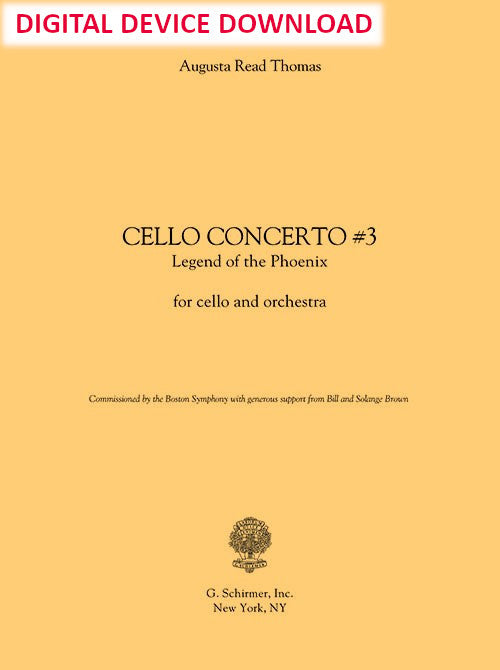 Cello Concerto No. 3, Legend of the Phoenix - Digital