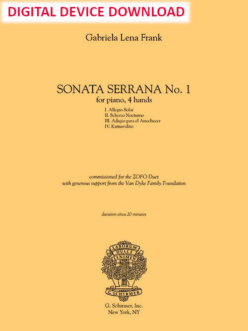 Sonata Serrana No. 1 - Digital
