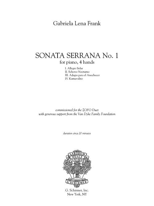 Sonata Serrana No. 1 - Digital