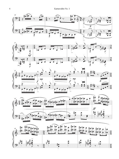 Karnavalito No. 1 (for solo piano) - Digital (Not Printable)
