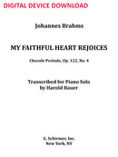 My faithful heart rejoices, Op. 122, No. 4 - Digital (Not Printable)