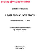 A Rose breaks into bloom Op. 122 No. 8 - Digital (Not Printable)