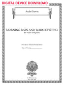 Morning Rain and Warm Evening - Digital (Not Printable)