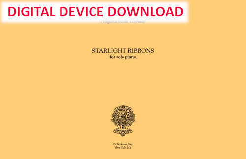 Starlight Ribbons, for Solo Piano - Digital