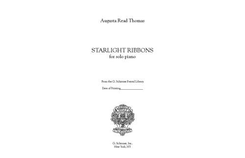 Starlight Ribbons, for Solo Piano - Digital