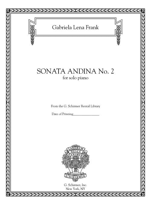 Sonata Andina No. 2 - Digital