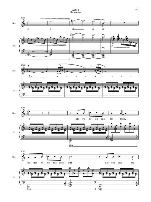 Morenica me llaman (Romanza: Beatrice's aria, from "Il Postino") - Digital (Not Printable)