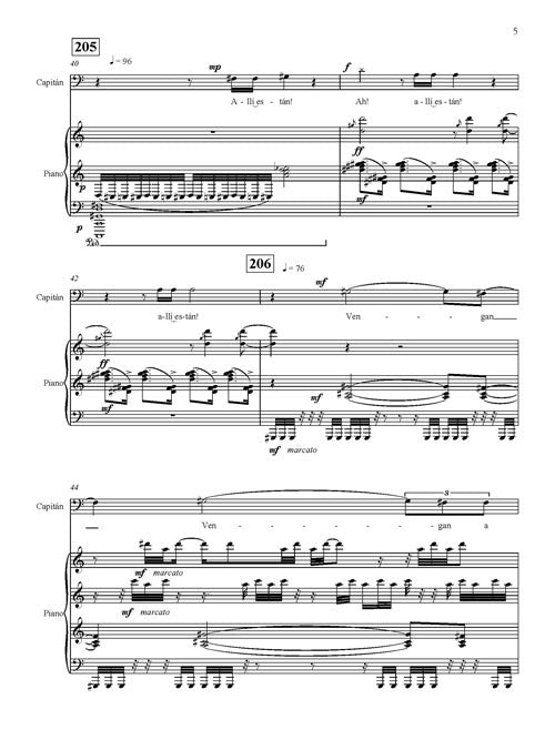 Aquí estamos por fin tú y yo (Captain’s aria, from "Salsipuedes") - Digital (Not Printable)
