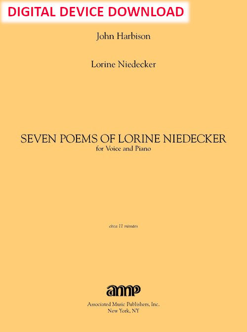 Seven Poems of Lorine Niedecker - Digital
