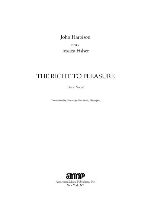 The Right to Pleasure - Digital